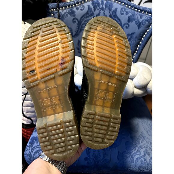 Dr Martens Custom Painted 14 Eye Knee High Boots size 8/EU 39 - Picture 6 of 6